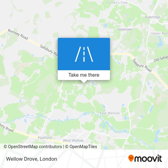 Wellow Drove map