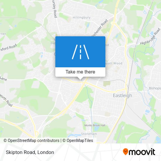 Skipton Road map