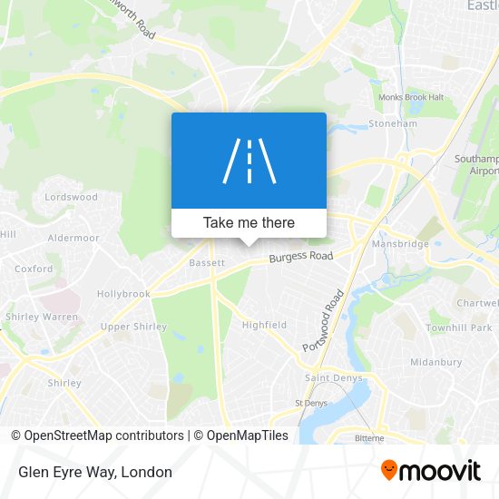 Glen Eyre Way map