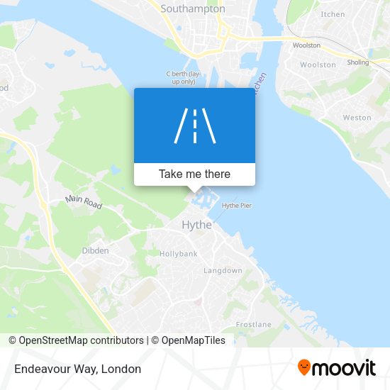 Endeavour Way map