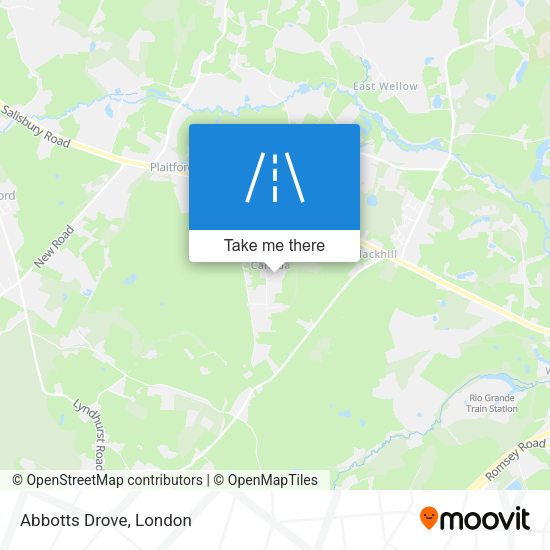 Abbotts Drove map
