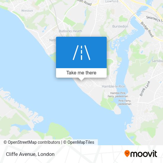 Cliffe Avenue map