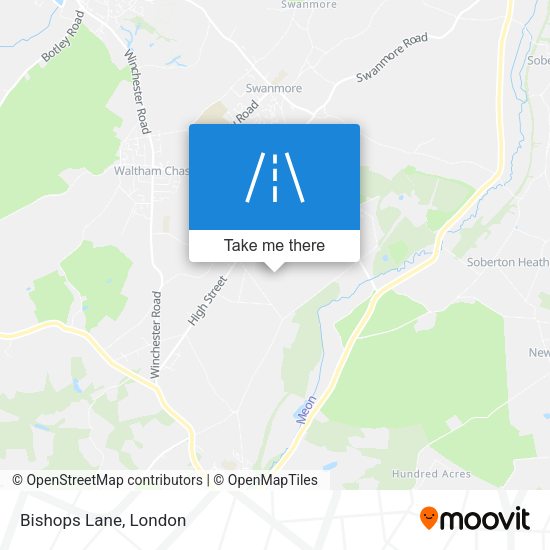 Bishops Lane map