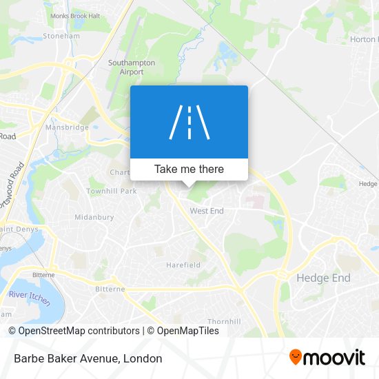 Barbe Baker Avenue map