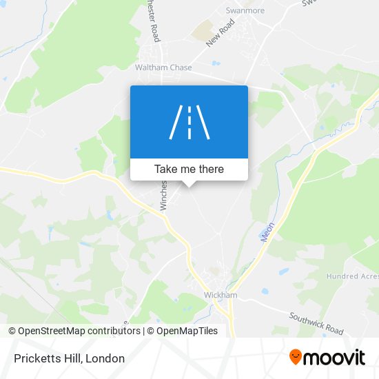 Pricketts Hill map