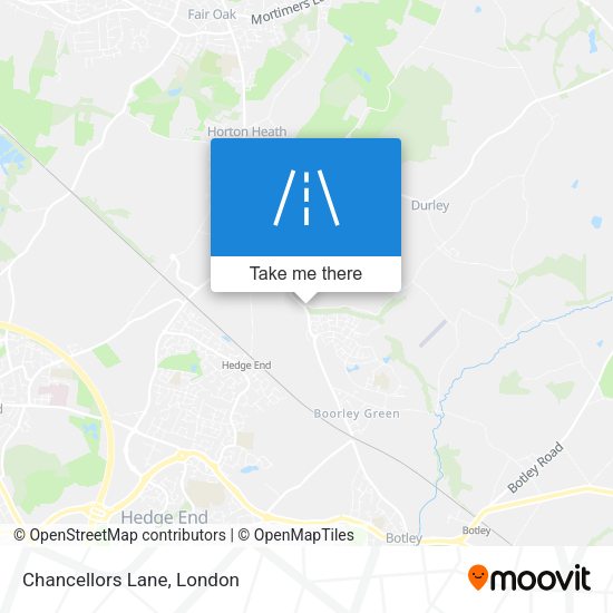Chancellors Lane map