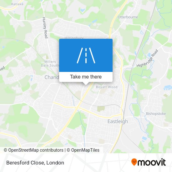 Beresford Close map