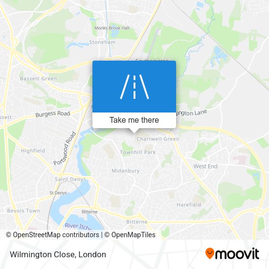 Wilmington Close map