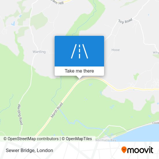 Sewer Bridge map