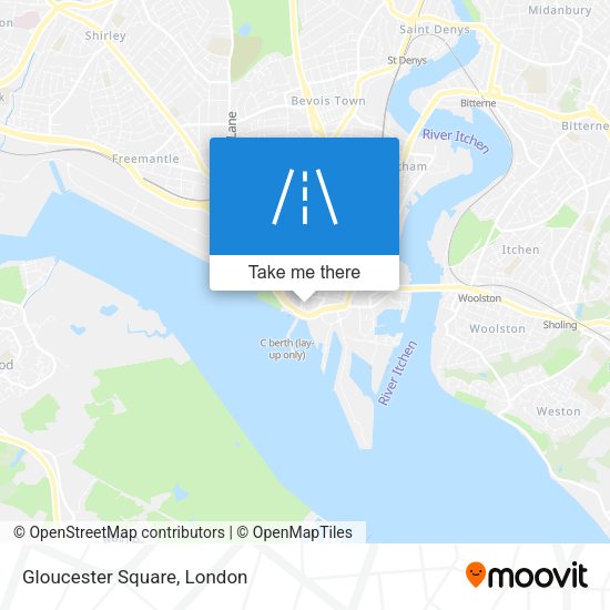 Gloucester Square map