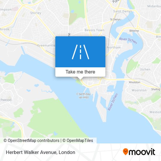 Herbert Walker Avenue map