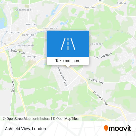 Ashfield View map