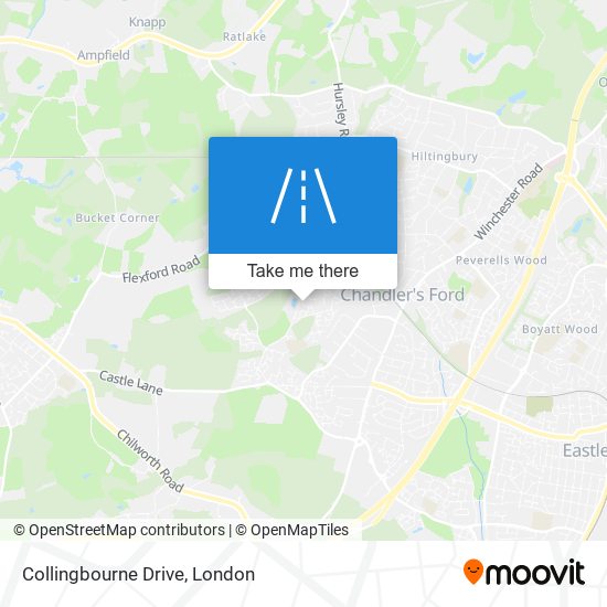 Collingbourne Drive map