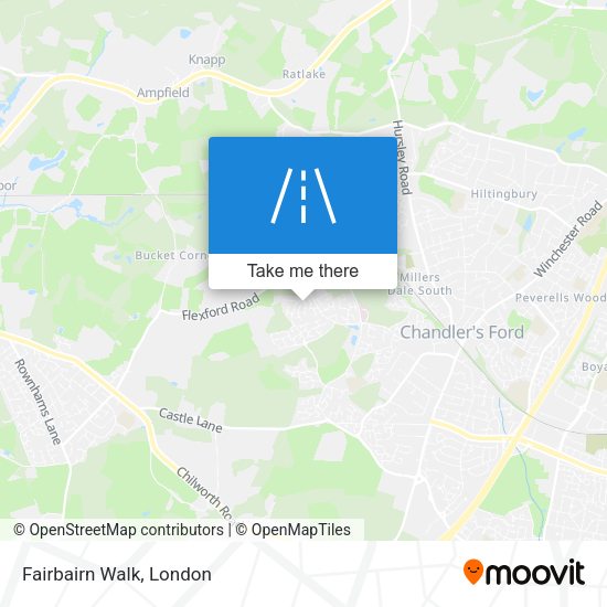 Fairbairn Walk map