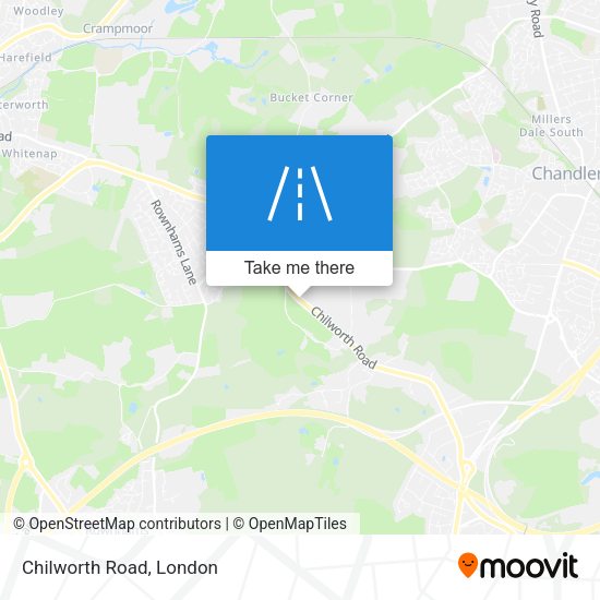 Chilworth Road map