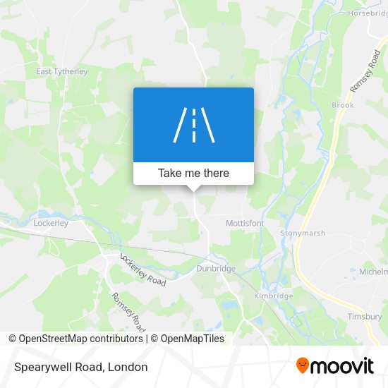 Spearywell Road map