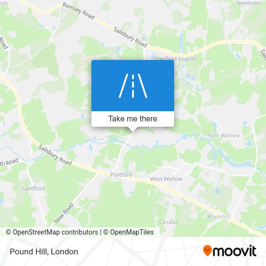 Pound Hill map