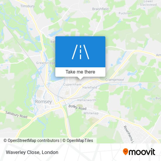 Waverley Close map