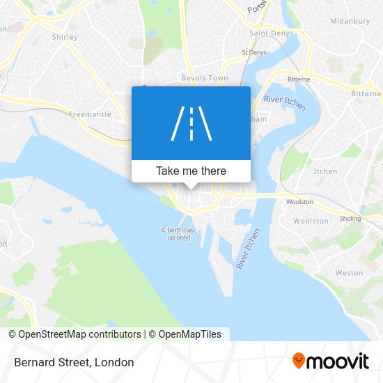 Bernard Street map