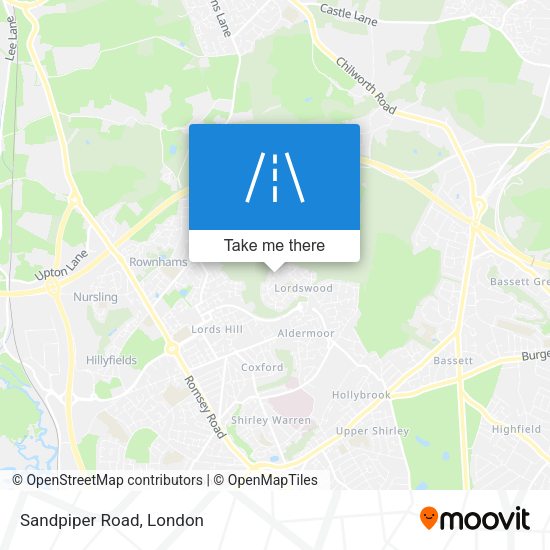 Sandpiper Road map