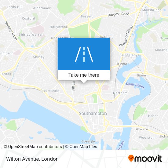 Wilton Avenue map