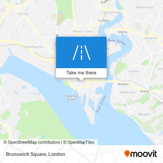 Brunswick Square map