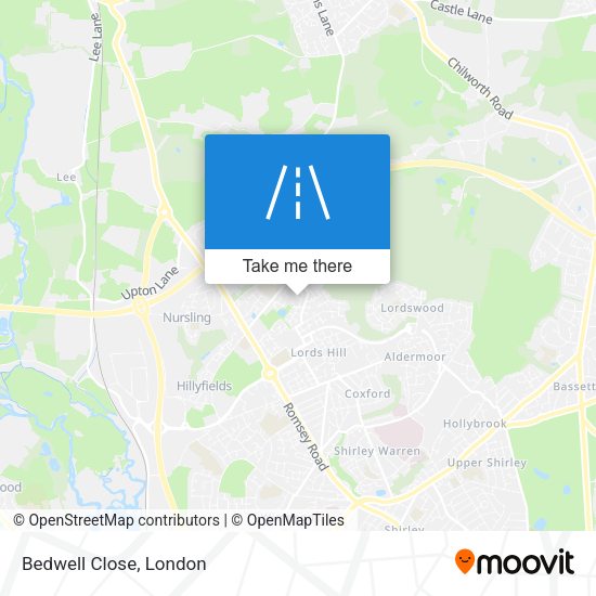 Bedwell Close map