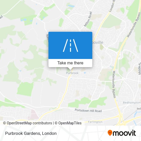 Purbrook Gardens map