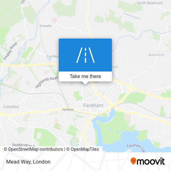 Mead Way map
