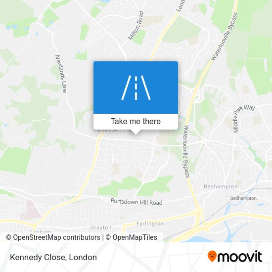 Kennedy Close map