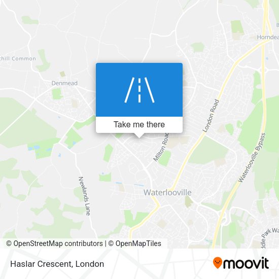 Haslar Crescent map