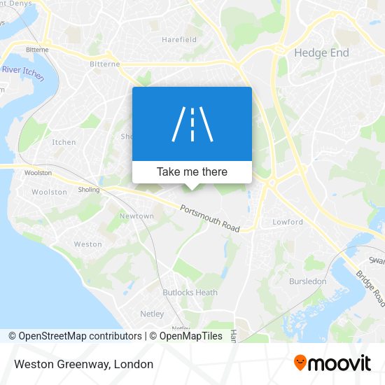 Weston Greenway map