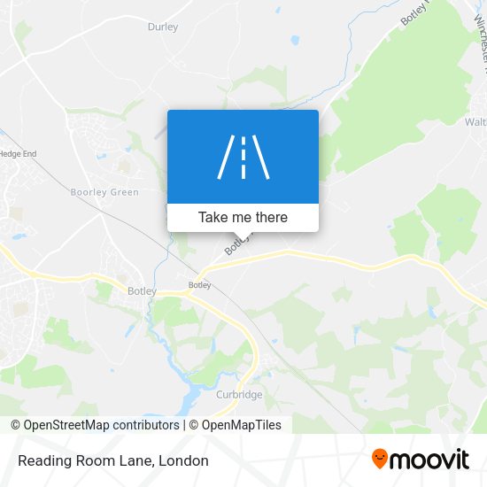 Reading Room Lane map