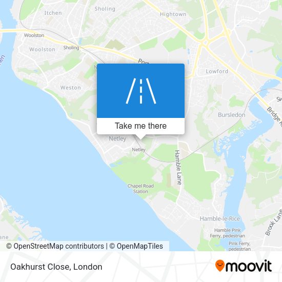 Oakhurst Close map