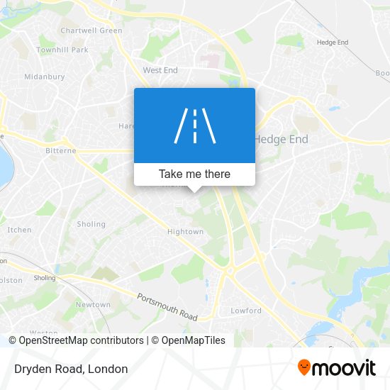 Dryden Road map