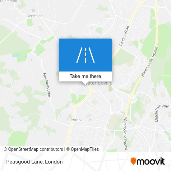 Peasgood Lane map