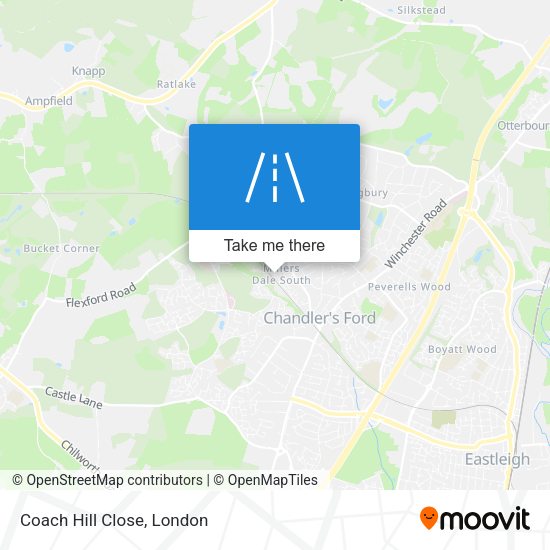 Coach Hill Close map