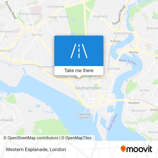 Western Esplanade map