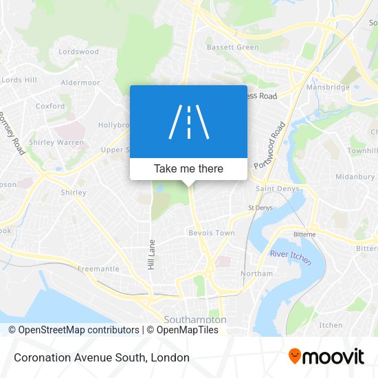 Coronation Avenue South map