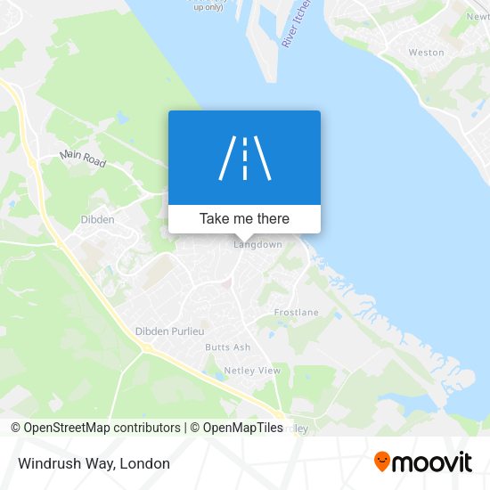 Windrush Way map