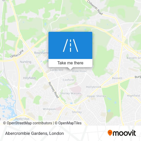 Abercrombie Gardens map