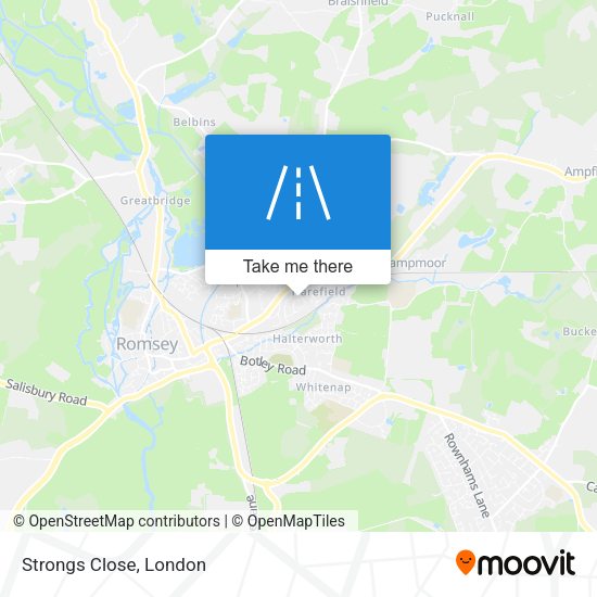 Strongs Close map