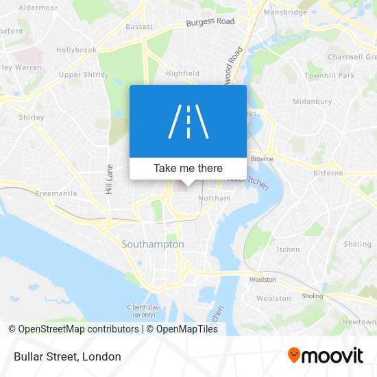 Bullar Street map