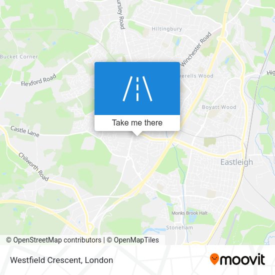 Westfield Crescent map