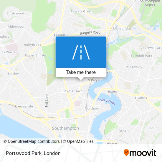 Portswood Park map