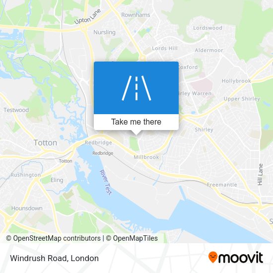 Windrush Road map