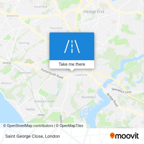 Saint George Close map