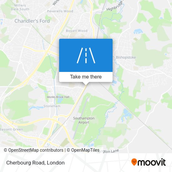 Cherbourg Road map
