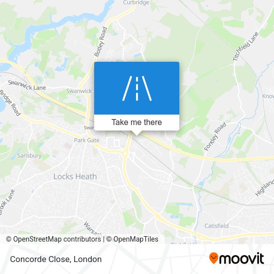 Concorde Close map