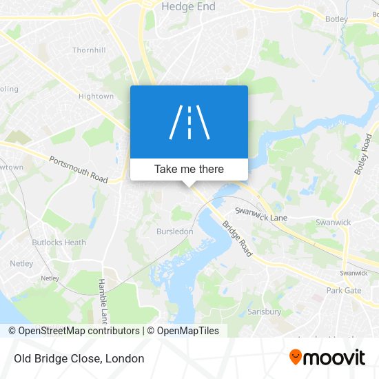 Old Bridge Close map